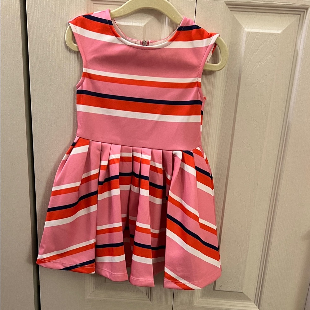 Never Worn! Hannah Banana Pink and Red Striped Dress